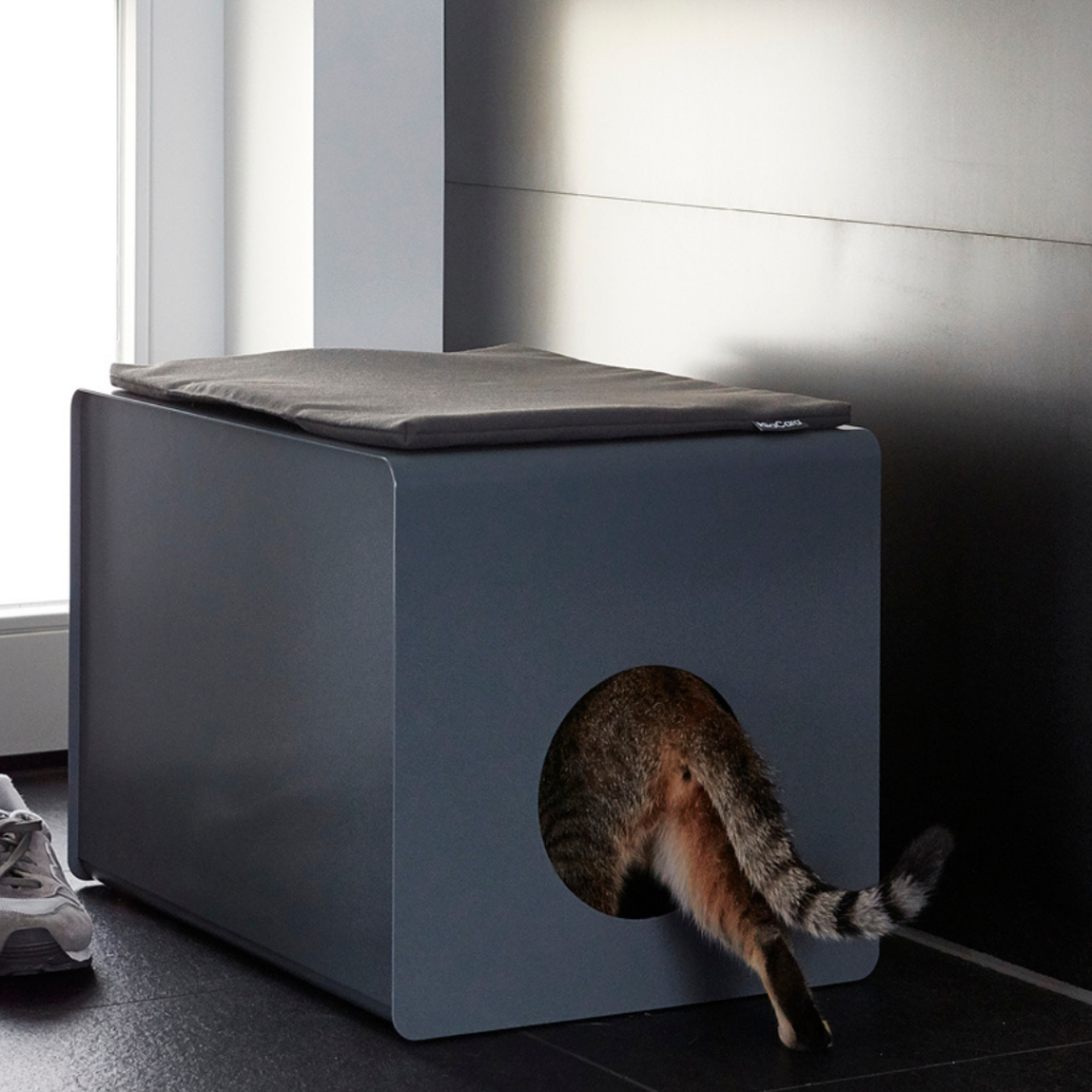 litière tiroir design discrete beaua chat